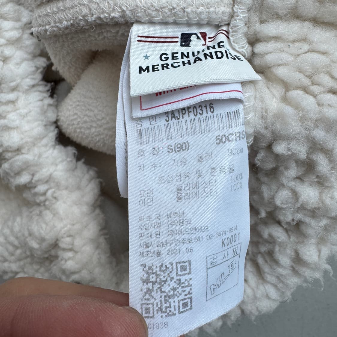 MLB 양키스 크롭 플리스 자켓 상품이미지7