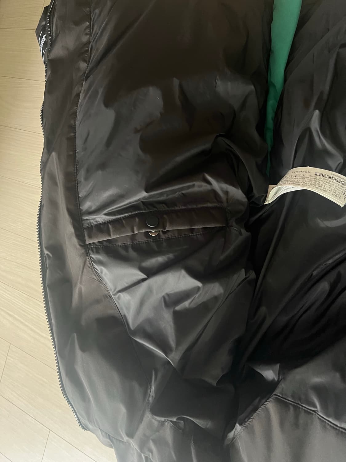 자라 x 아더에러 오버사이즈 패딩 자켓 블랙 s 상품이미지6