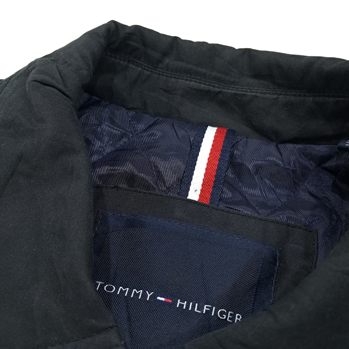 CL902 XL 타미힐피거 퀼팅 블랙 자켓 아우터 상품이미지4