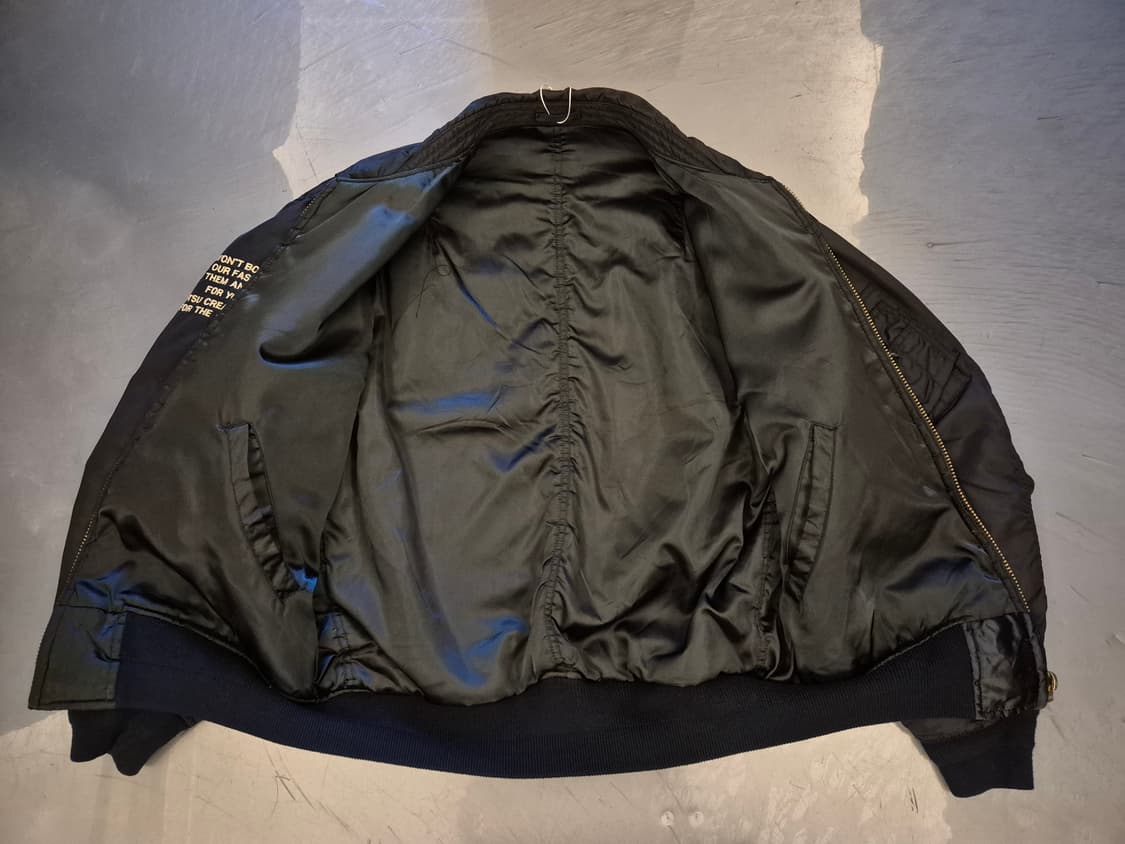 90s MEN'S BAT-SU 리버시블 플라이트 자켓 상품이미지4