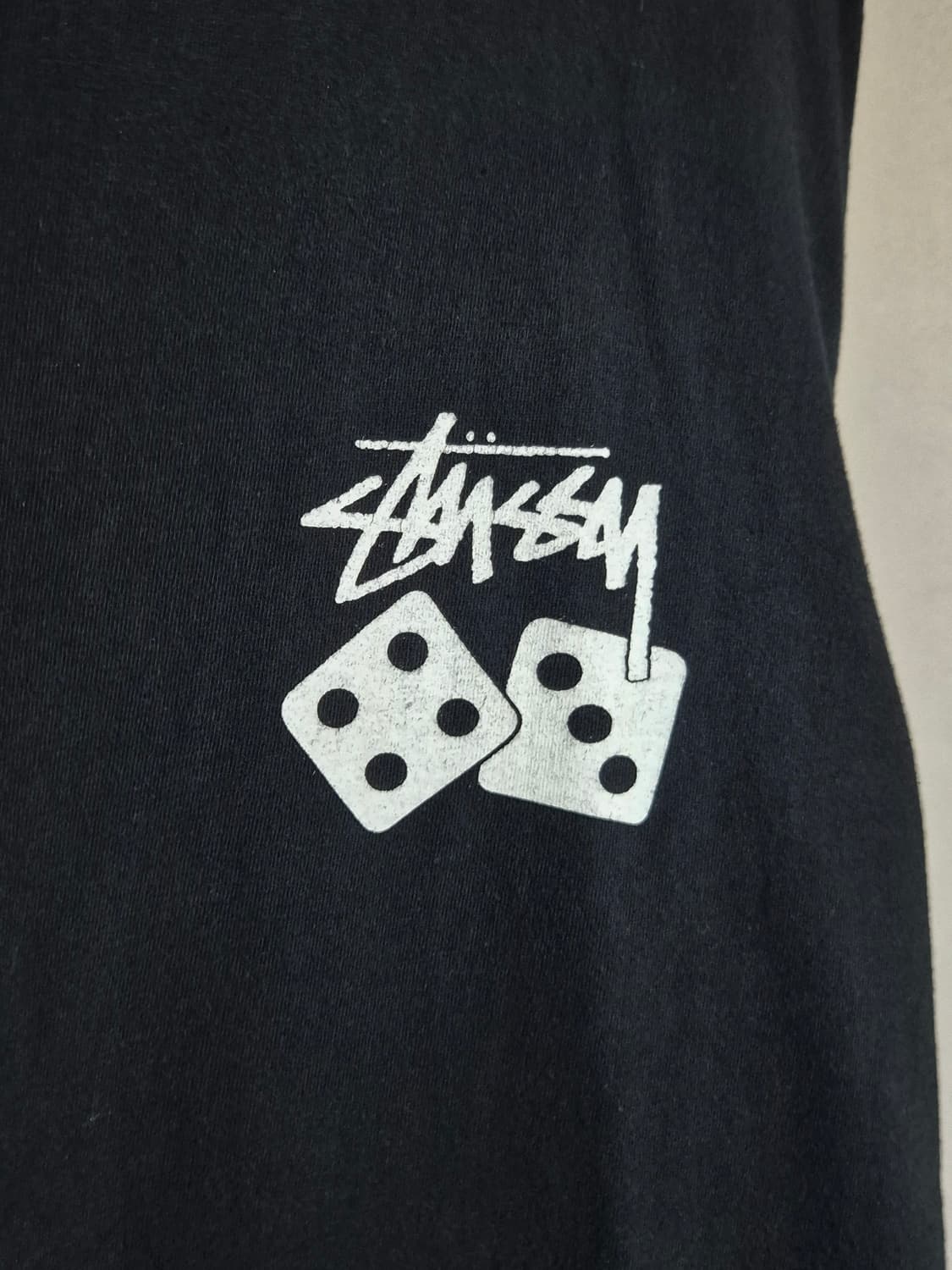 스투시 다이스 티셔츠 블랙 L 상품이미지5