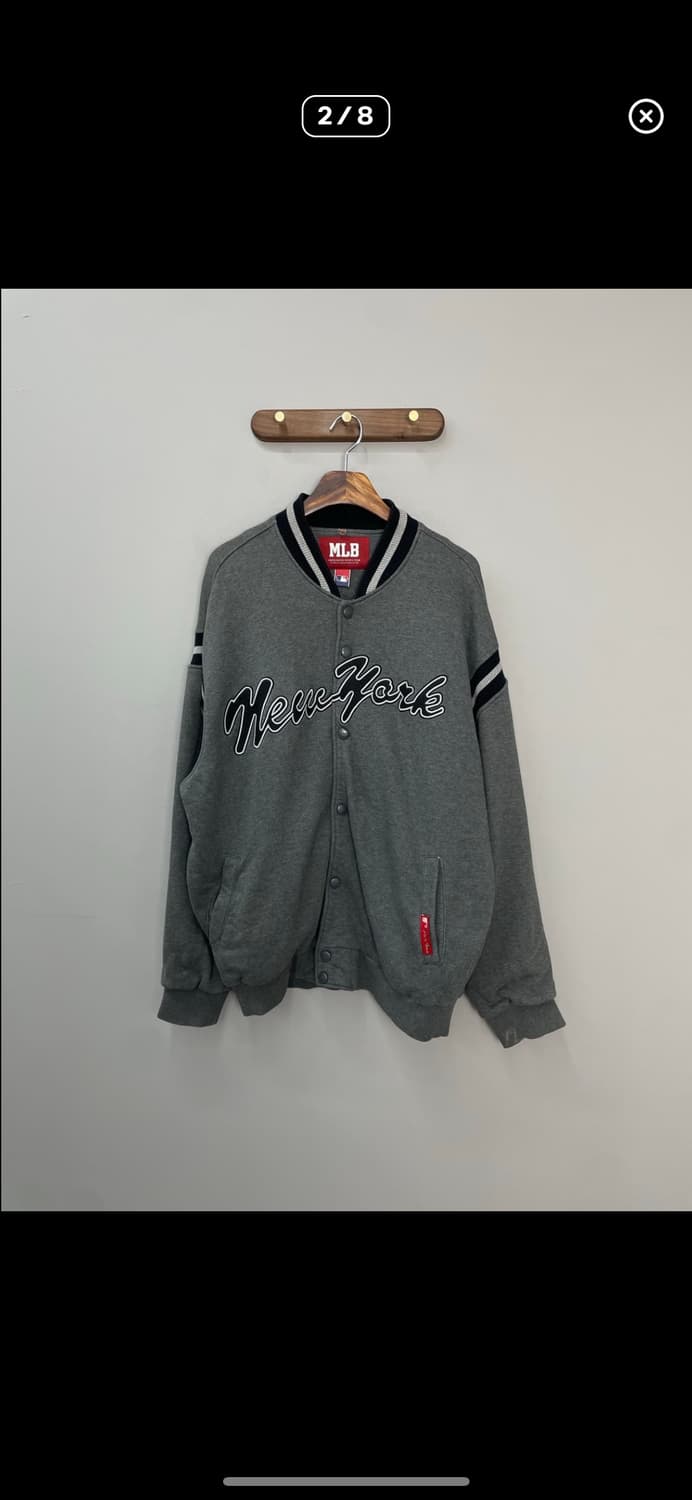 MLB 뉴욕 로고 바시티 재킷 A2296 상품이미지2
