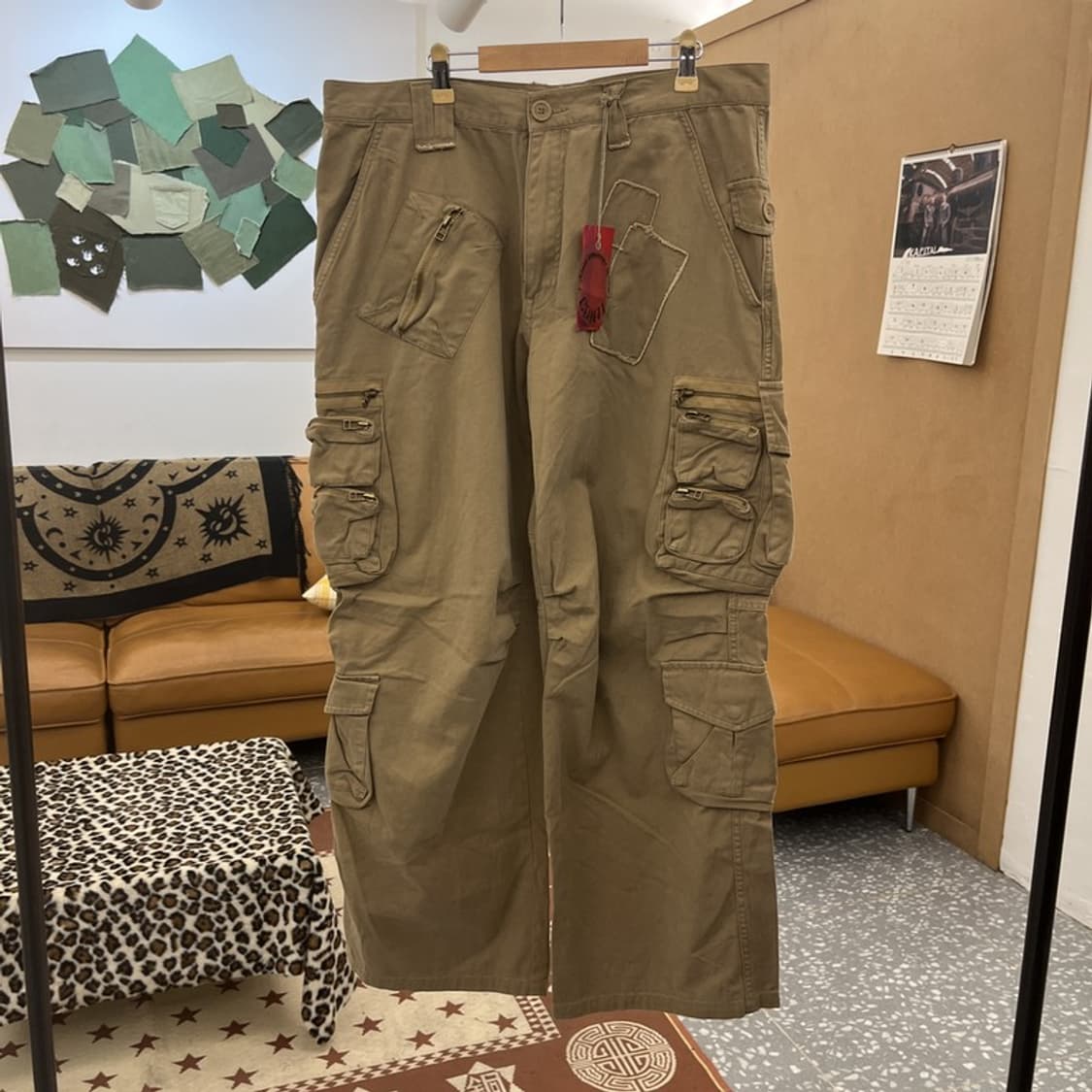 CONTI 빈티지 스트릿 아메카지 멀티포켓 카고팬츠 XXL C09767 상품이미지3