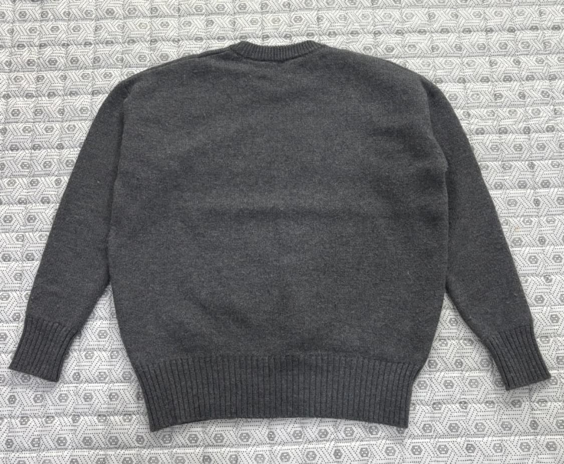 아미 AMI 빅하트 인타르시아 니트 그레이 ~F 상품이미지5