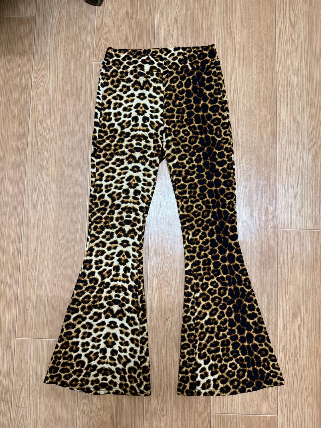 레오파드 플레어팬츠 상품이미지1