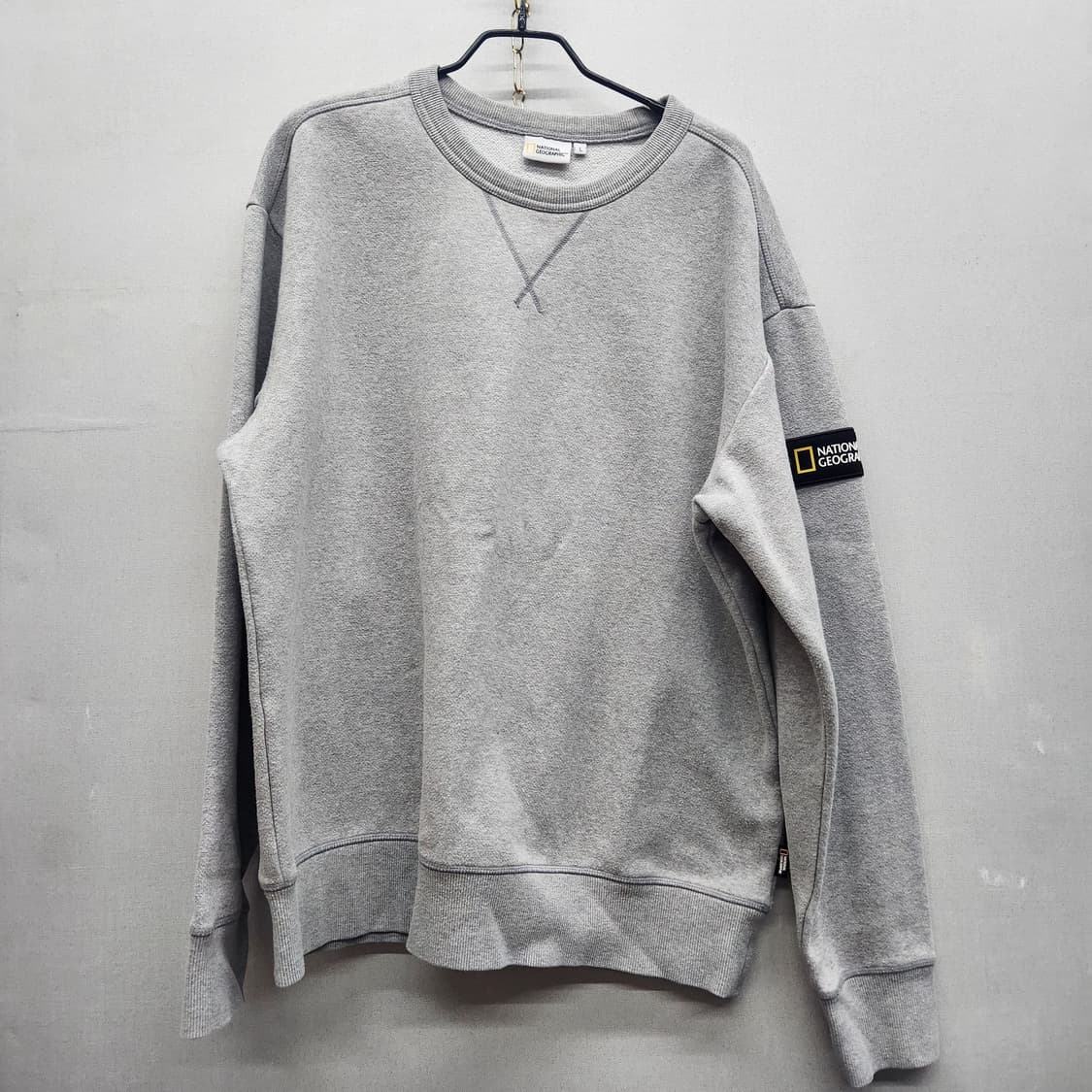 내셔널지오그래픽 로고와펜 스웻 맨투맨 L(XL) 상품이미지1