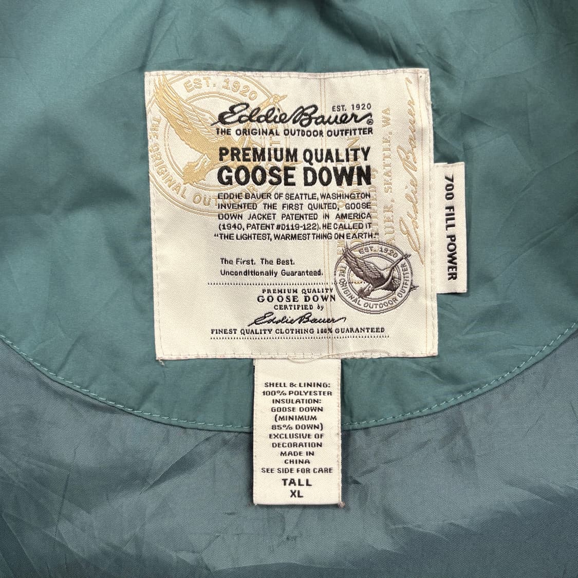 [XL] 00s Eddie Bauer 700fill padded vest 상품이미지3