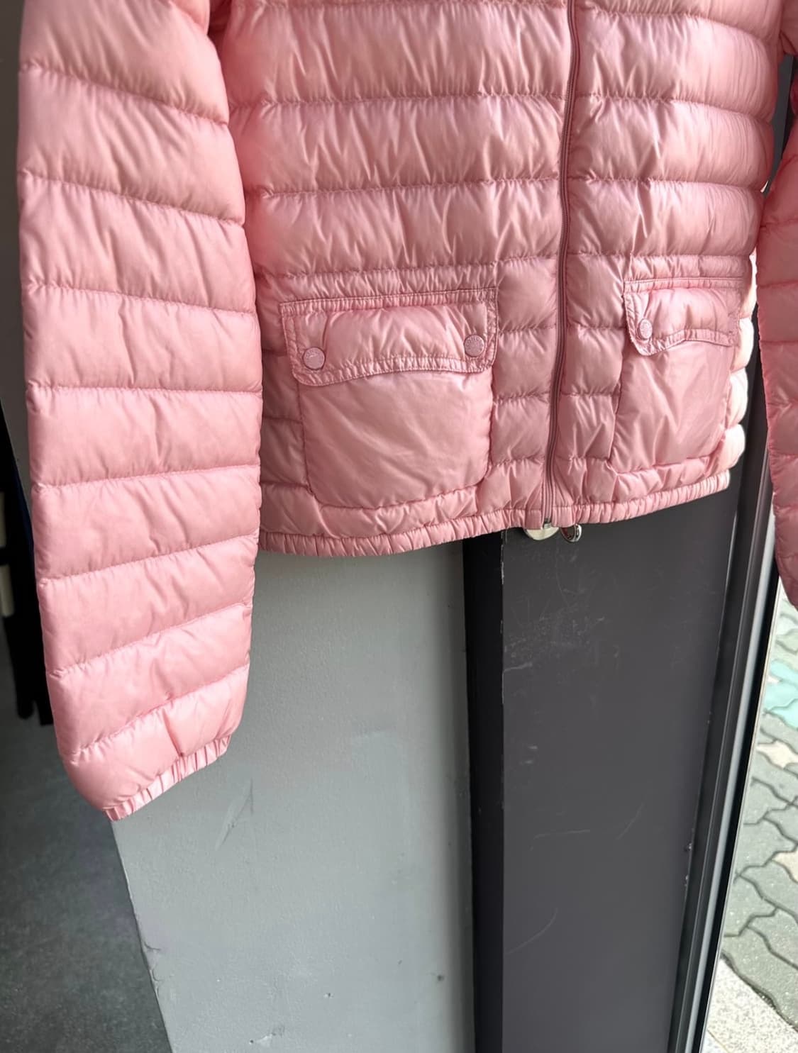 몽클레어 란스 경량 패딩 자켓 핑크 상품이미지6