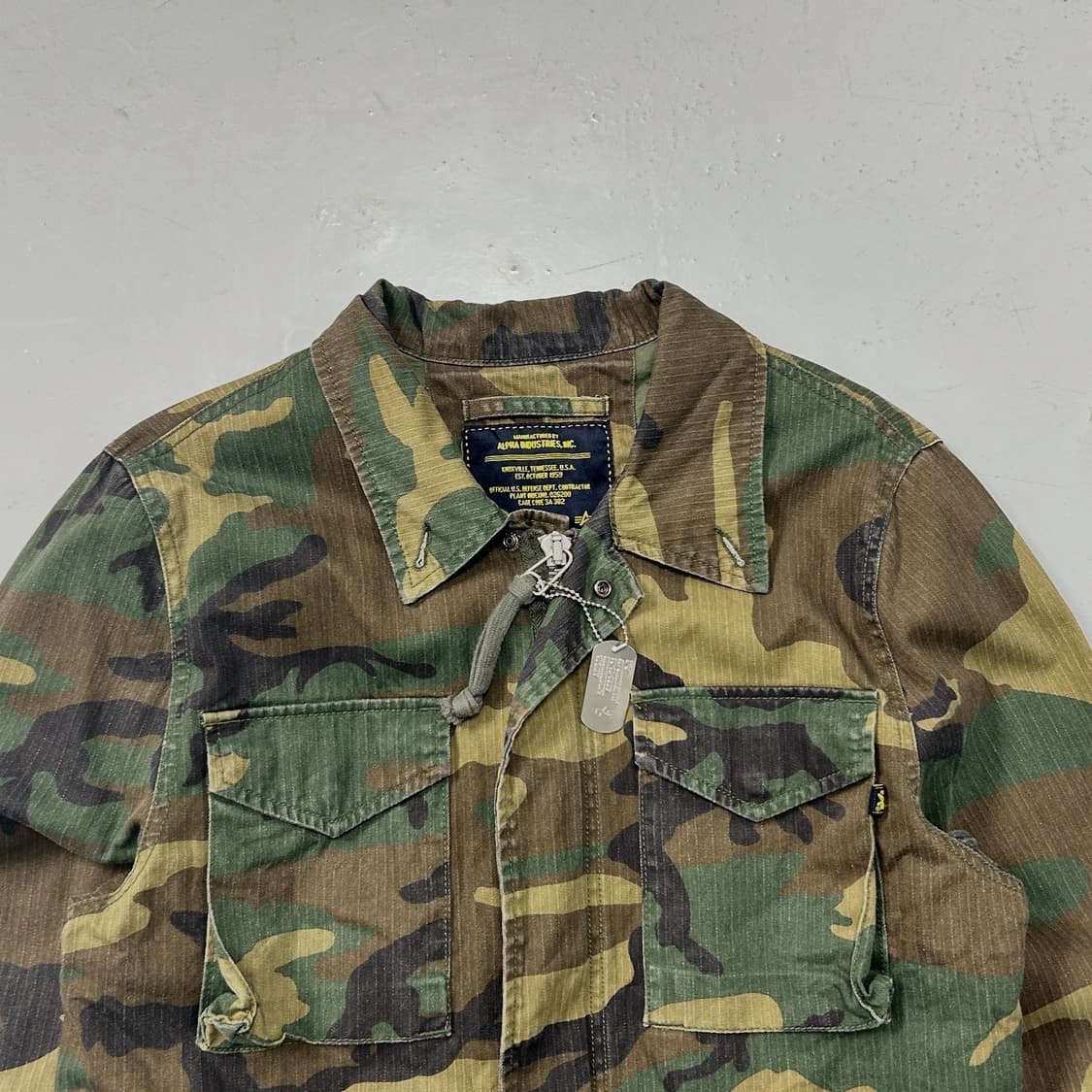 알파인더스트리 우드랜드 월드투어 필드자켓  상품이미지4