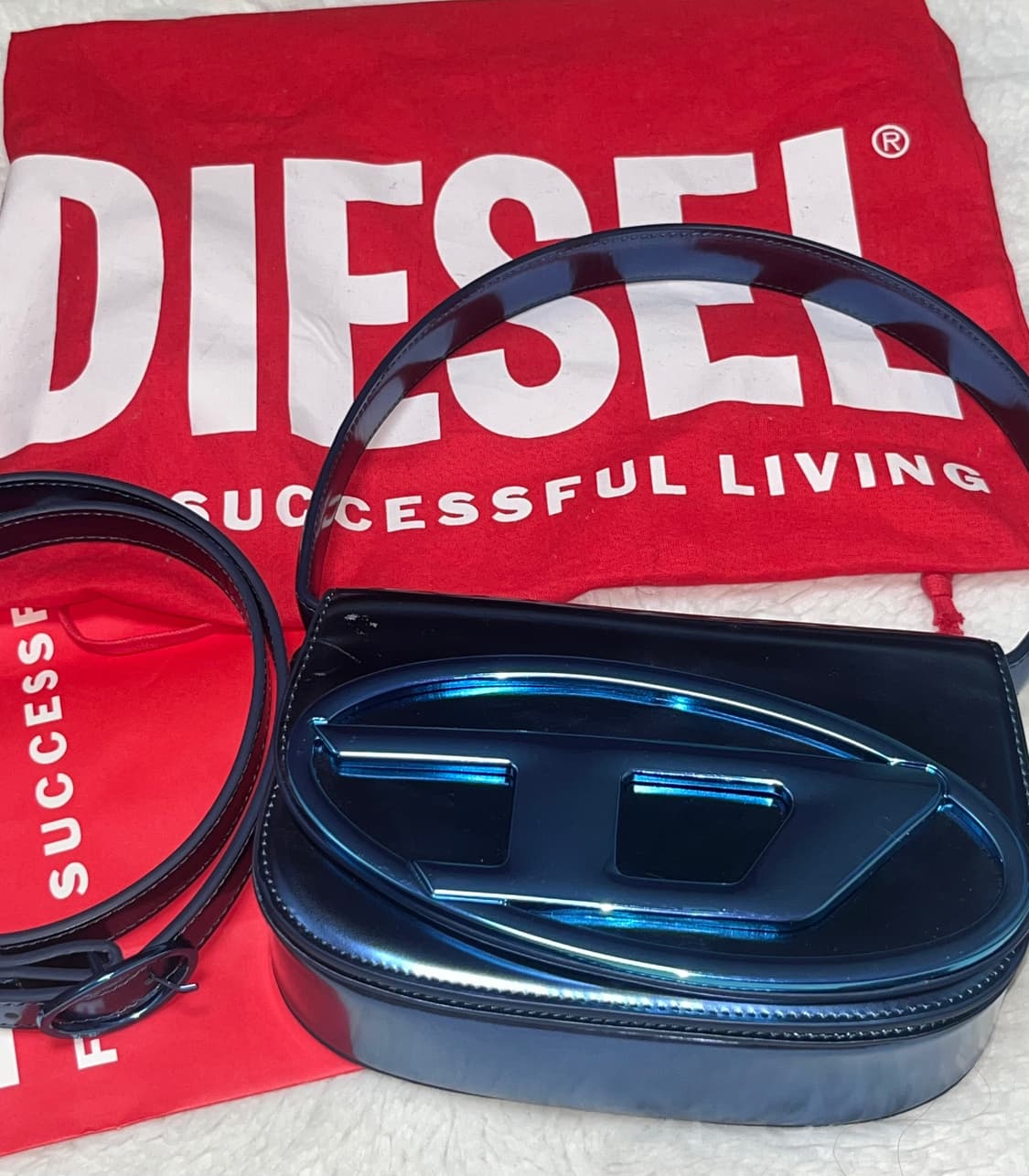 Diesel 1DR 숄더백 블루 상품이미지2