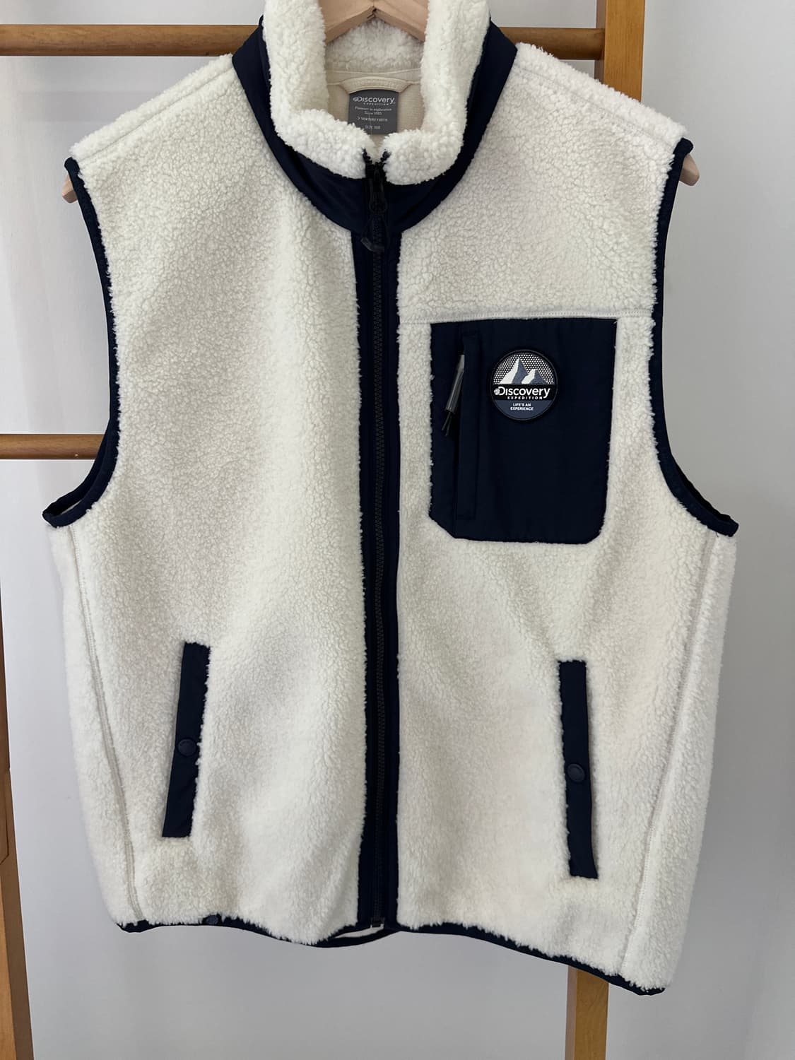 디스커버리 뽀글이 조끼 100 사이즈 상품이미지1