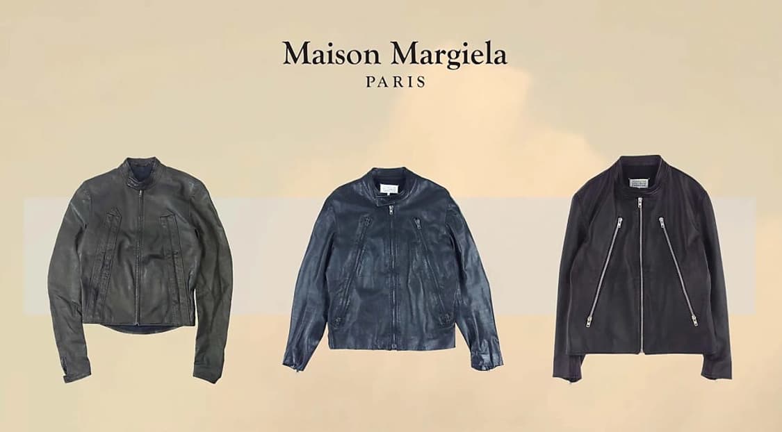 마르지엘라 14번 라인 5zip 라이더 레더 자켓 상품이미지3