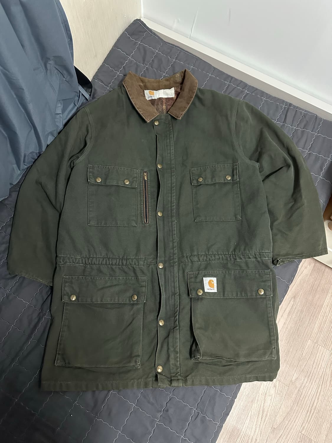칼하트 워크 재킷 모스그린 L 상품이미지1