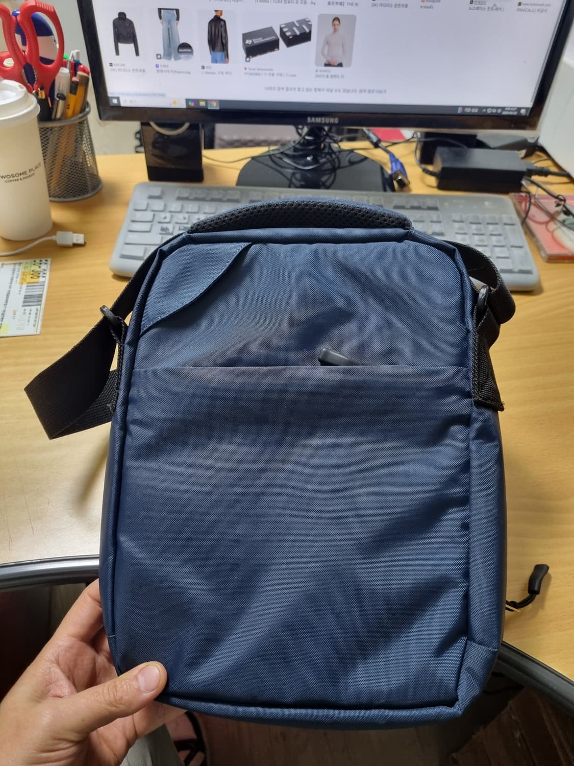 [정품] 노스페이스 크로스백 상품이미지4