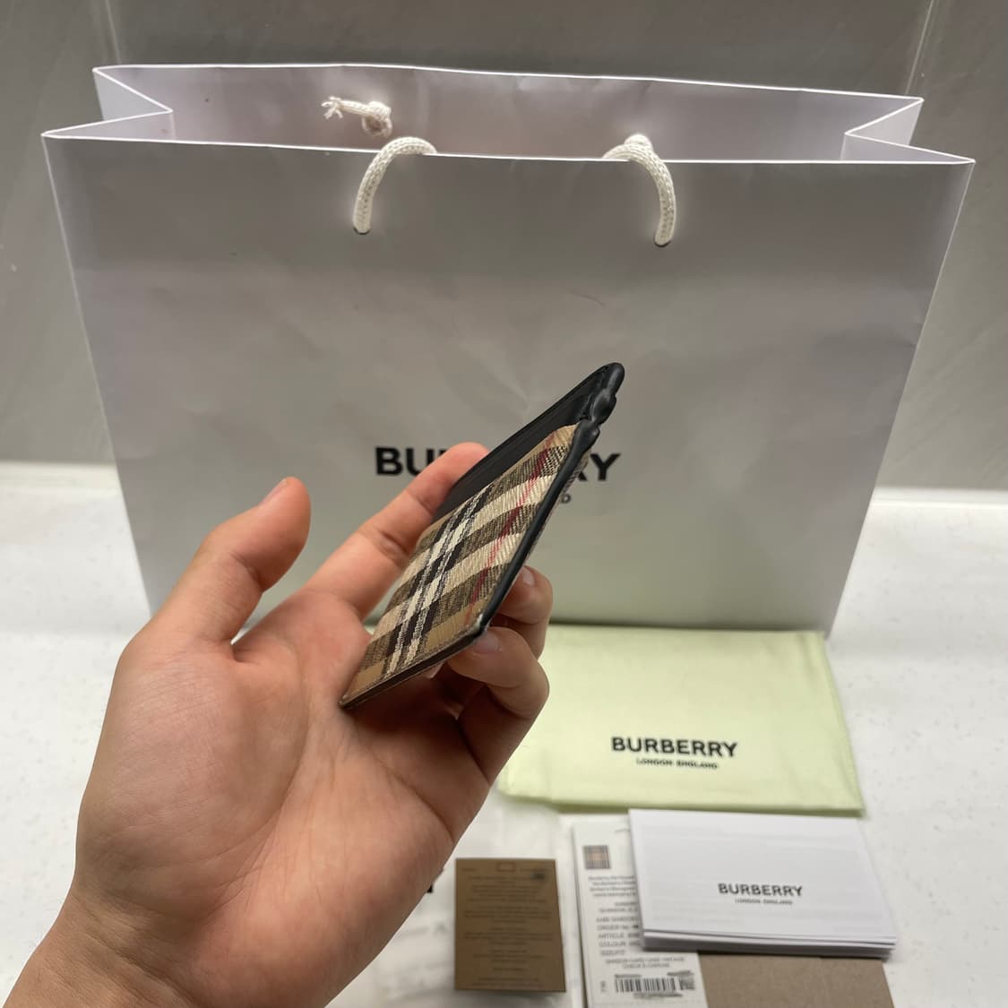 [정품] 버버리 체크 카드지갑 상품이미지7