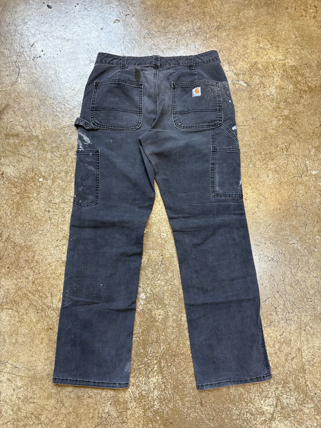 칼하트 페인팅 코튼 더블니 상품이미지5