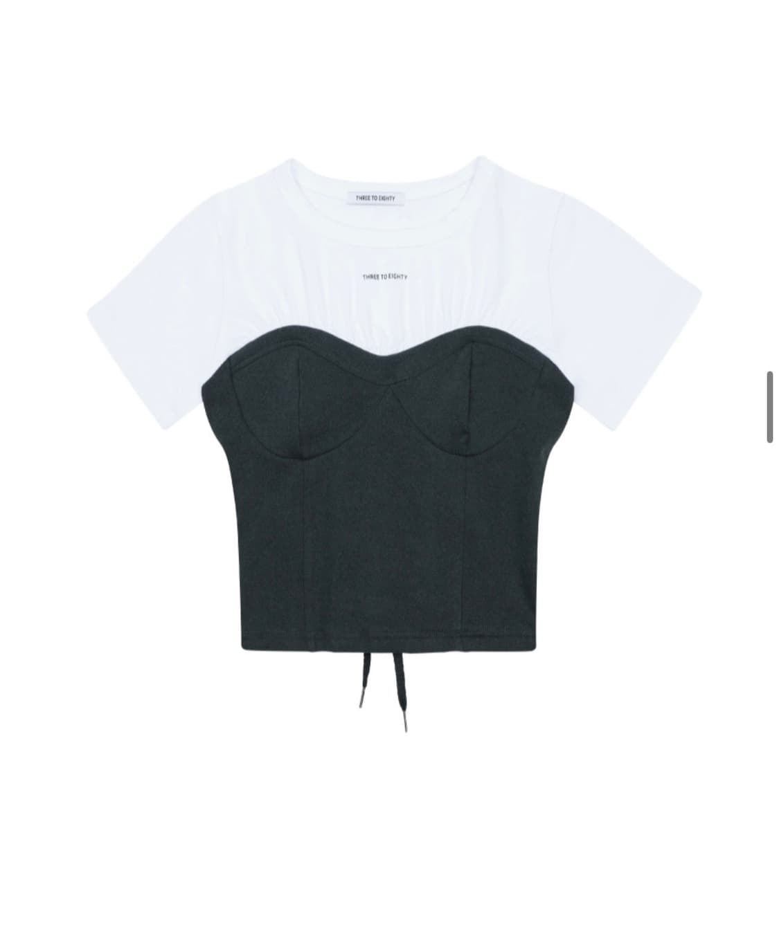 쓰리투에이티 코르셋 티셔츠 상품이미지3