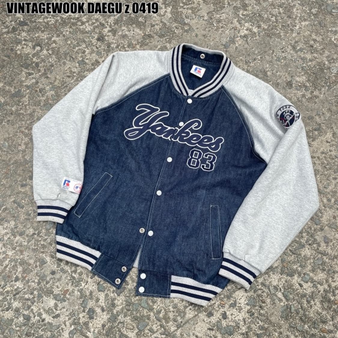 러셀 에슬레틱 양키즈 데님 스타디움 자켓 상품이미지3