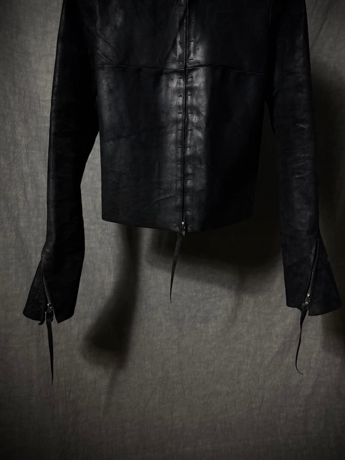 m.a+ Cross Seam Horse Leather Jacket  상품이미지2