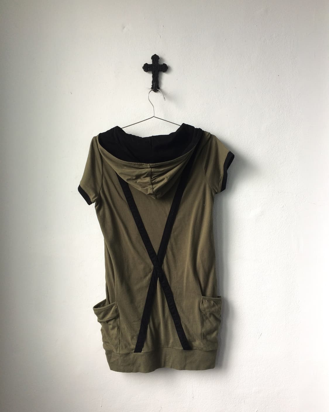 Line detail printing hood onepiece 상품이미지4
