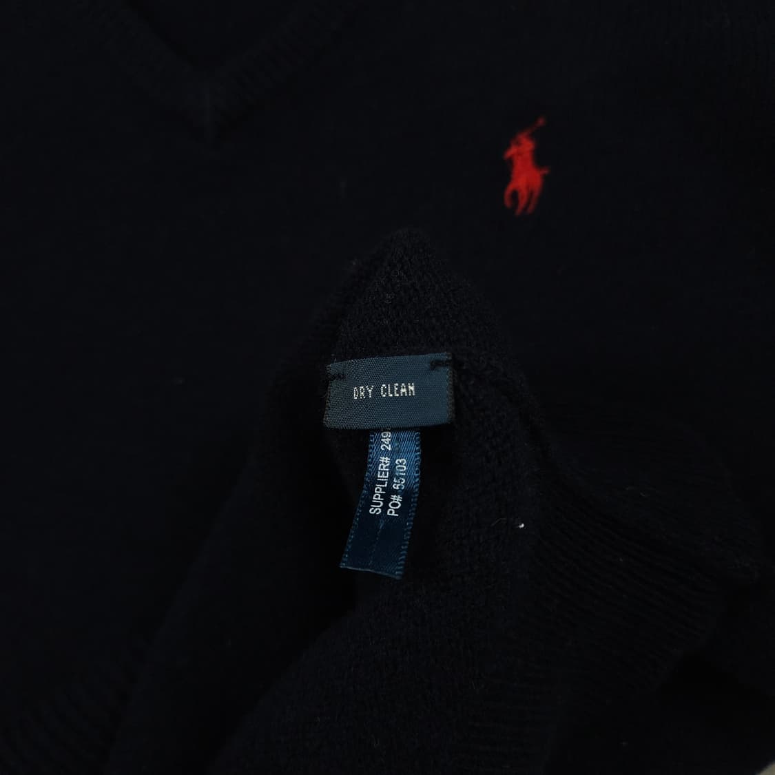 S(90) 폴로 랄프로렌 램스울 니트 네이비 상품이미지5