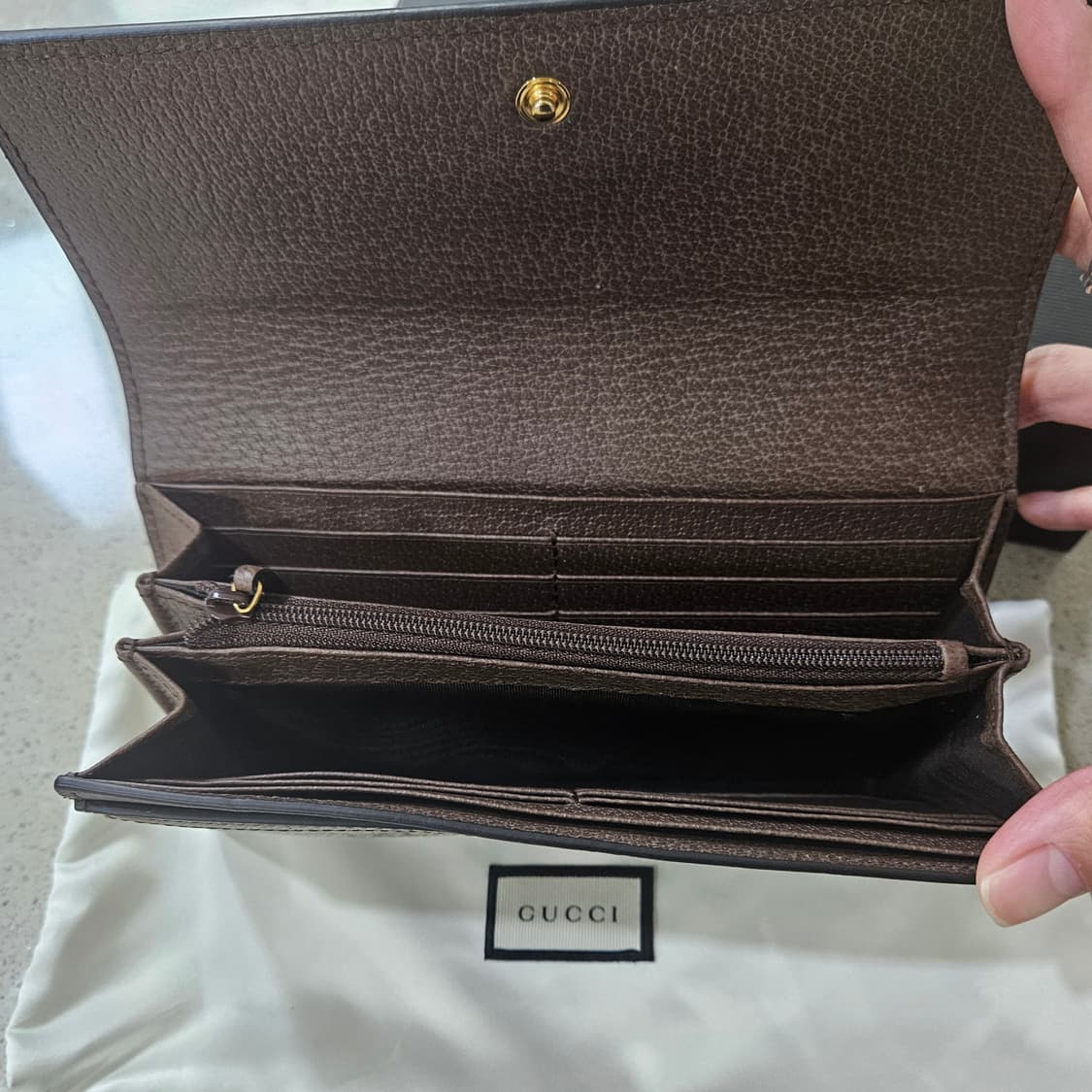 [미사용품] 구찌 오피디아 장지갑 정품 [풀박스/미니백가능] 상품이미지6