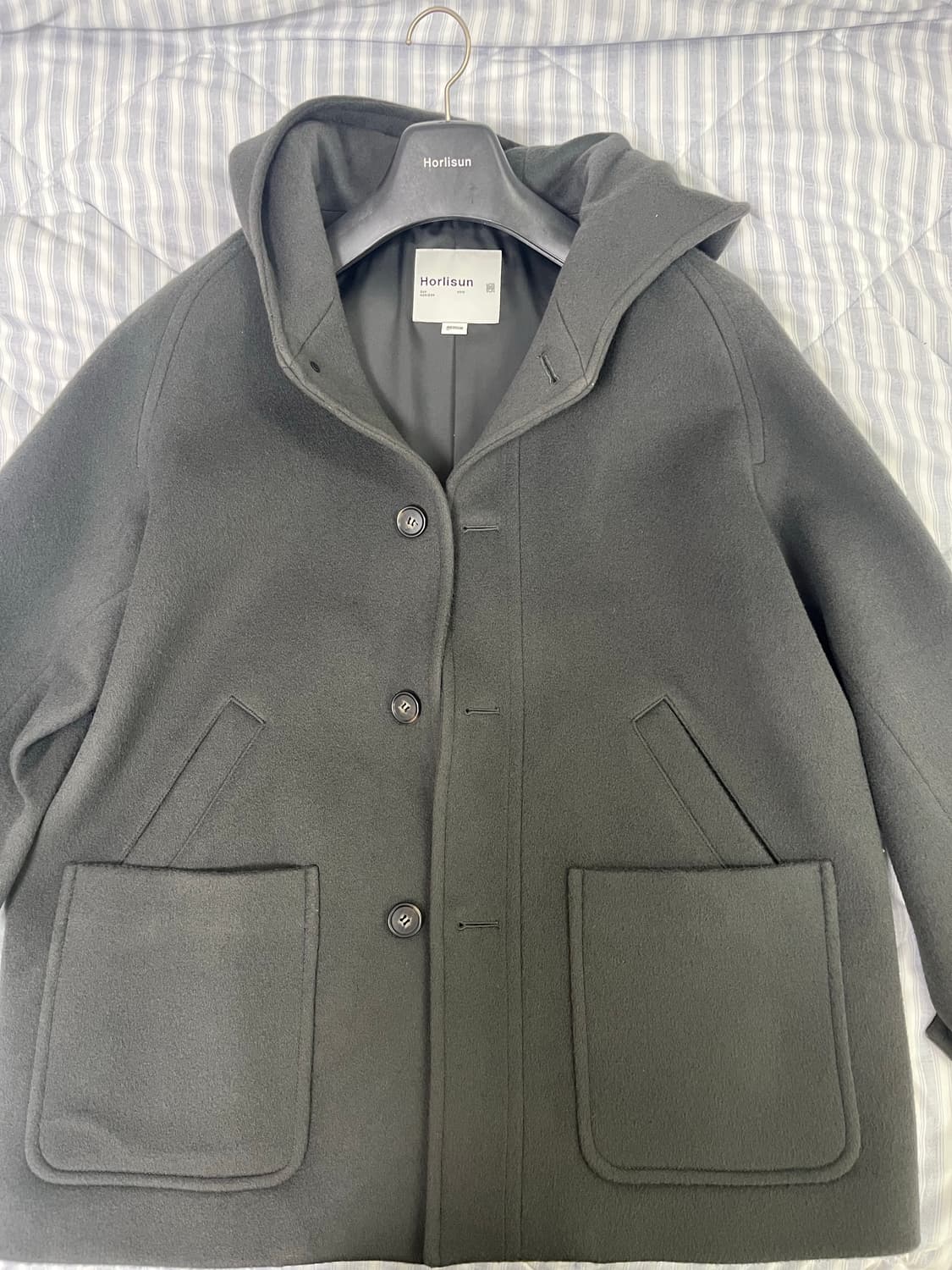 홀리선 하프 후드 코트 m 상품이미지1