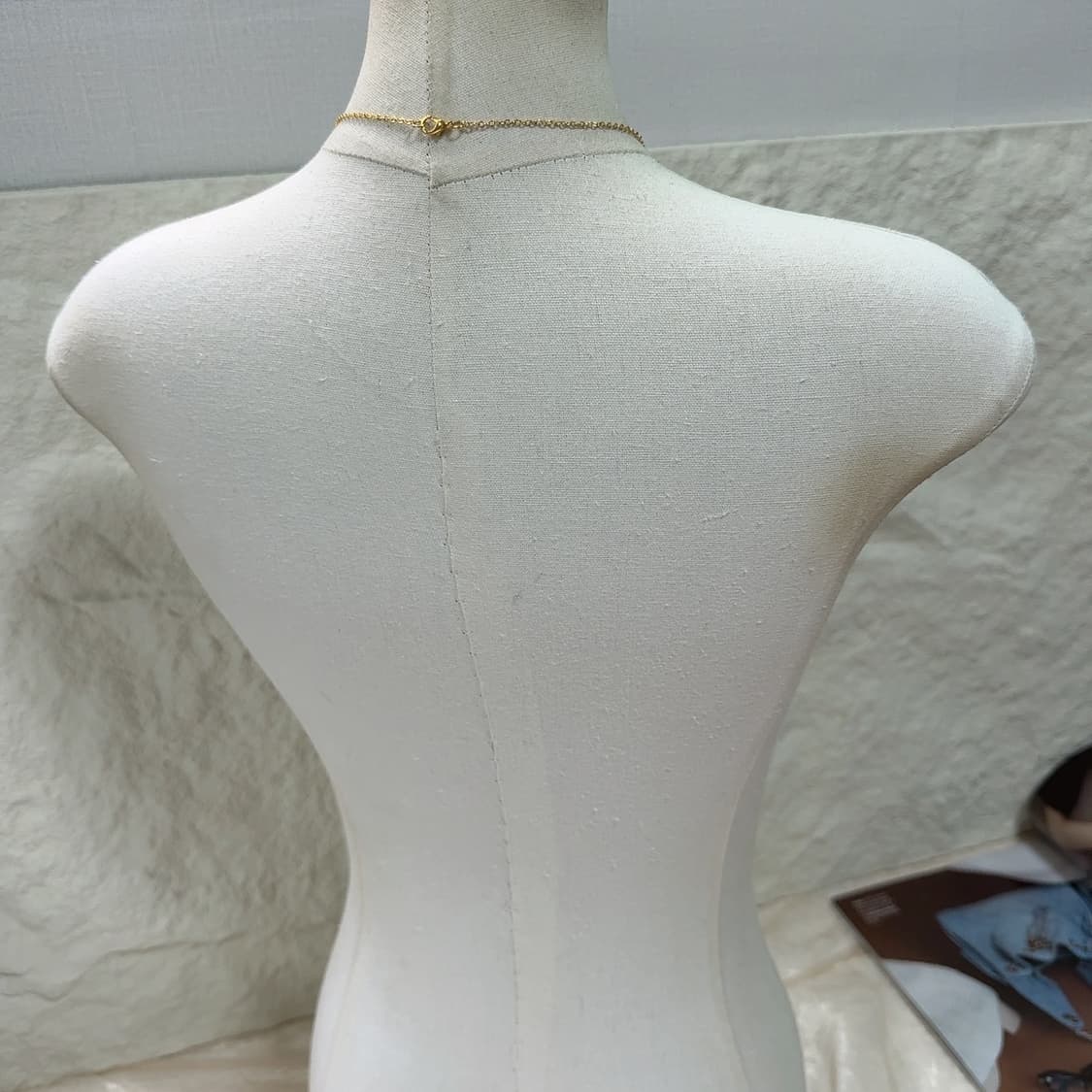 빈티지 미니멀 물방울 목걸이 상품이미지3