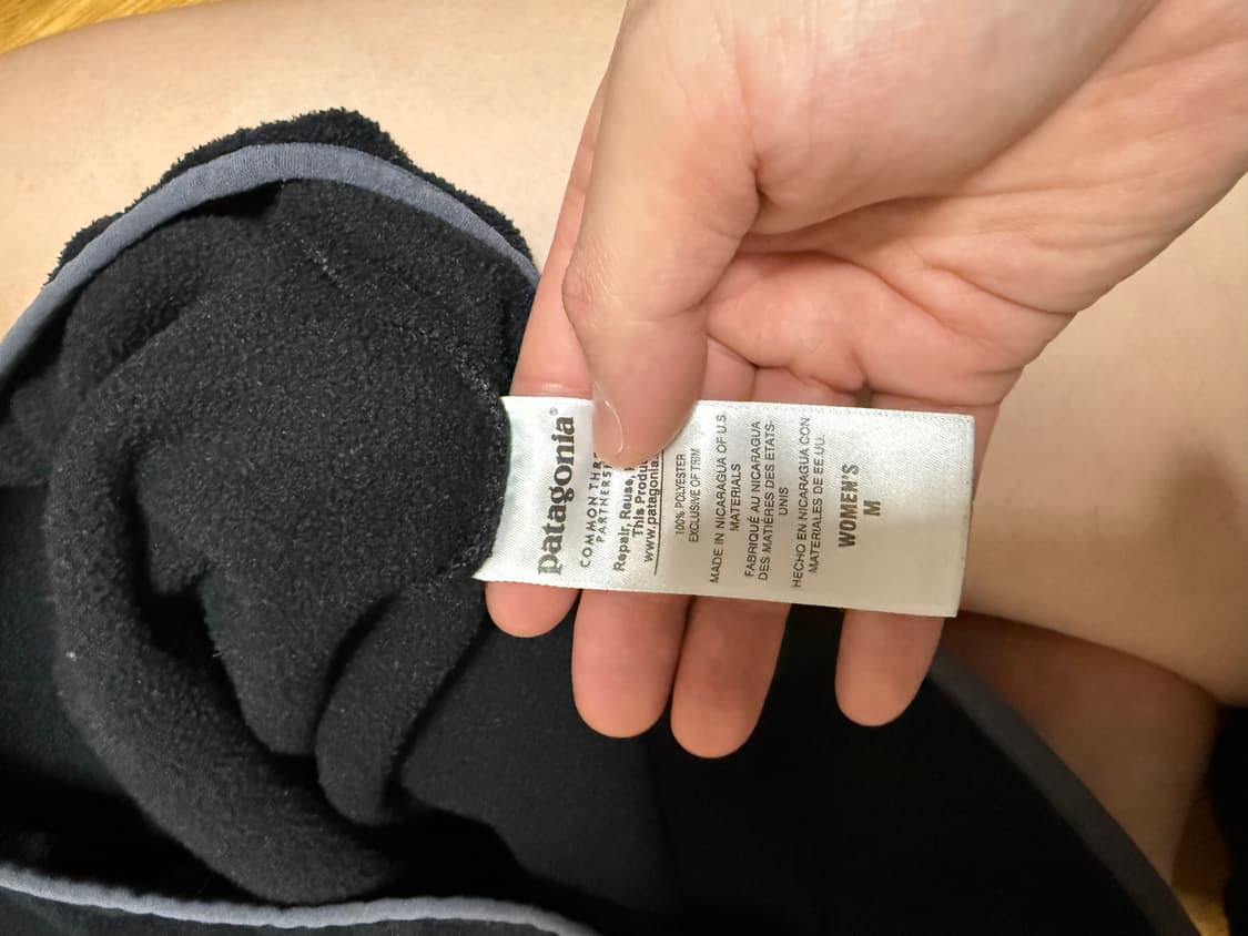 파타고니아 신칠라 우먼M 블랙 상품이미지7
