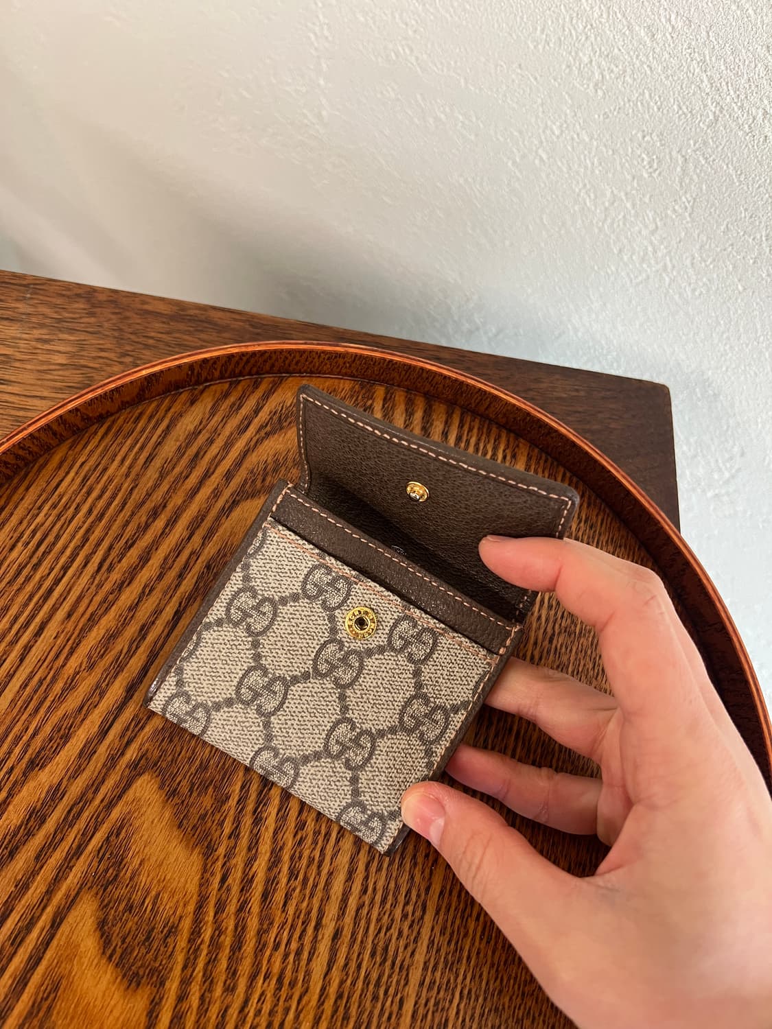 빈티지 구찌 GG 슈프림 코인 월렛 상품이미지4