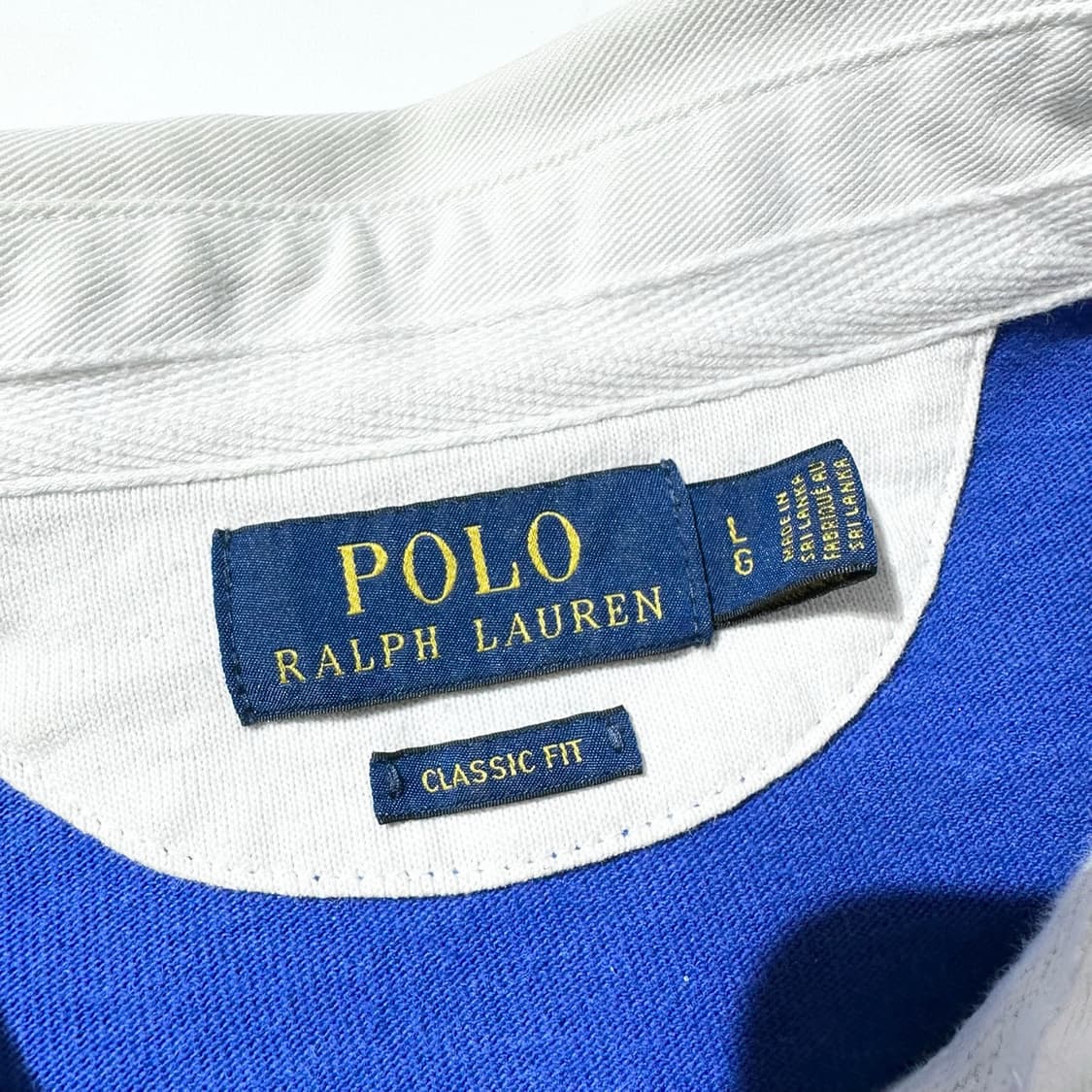 폴로 랄프로렌 CP-93 크로스 플래그 스트라이프 클래식핏 럭비 티셔츠 상품이미지5