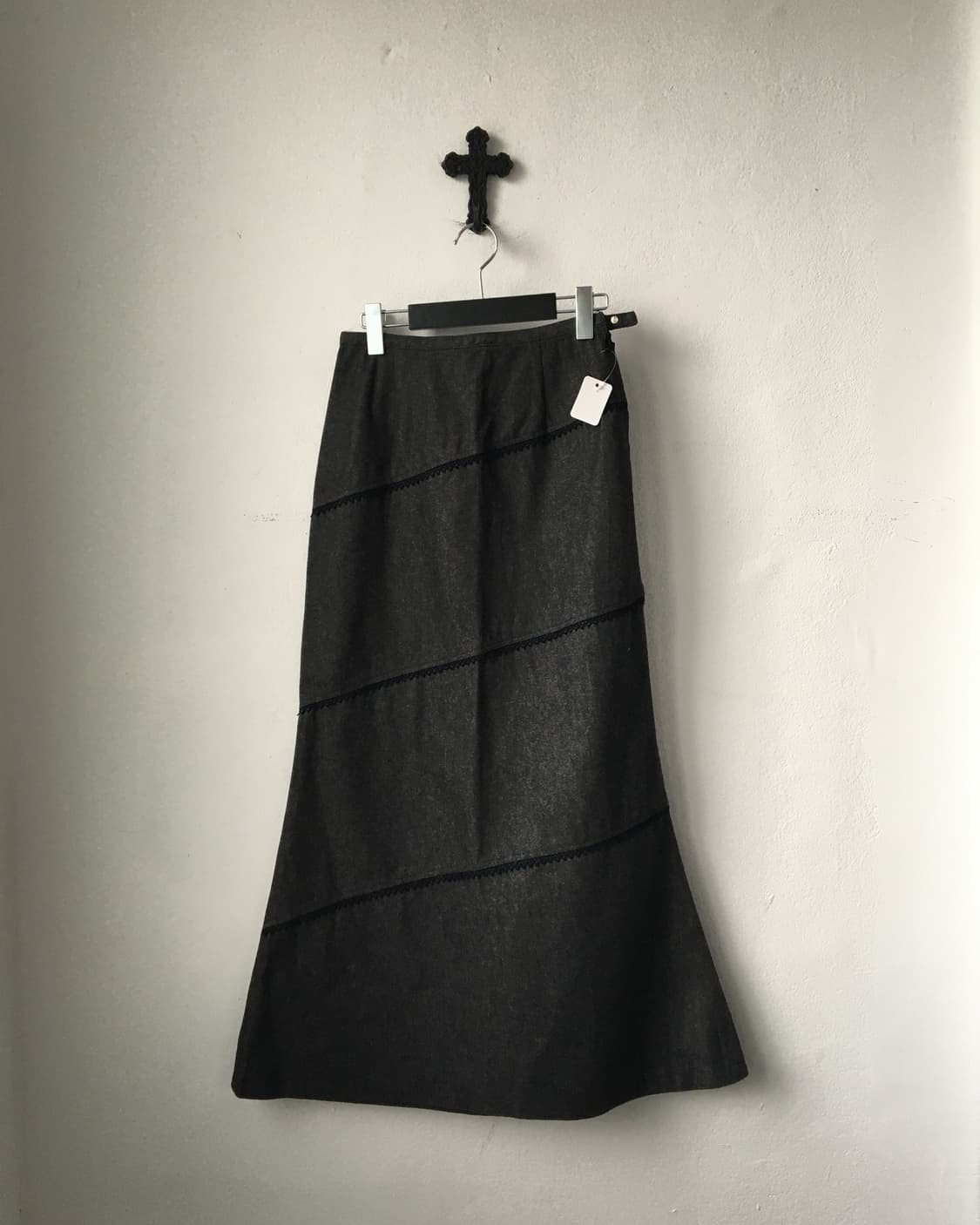 Crochet layer point long skirt 상품이미지1