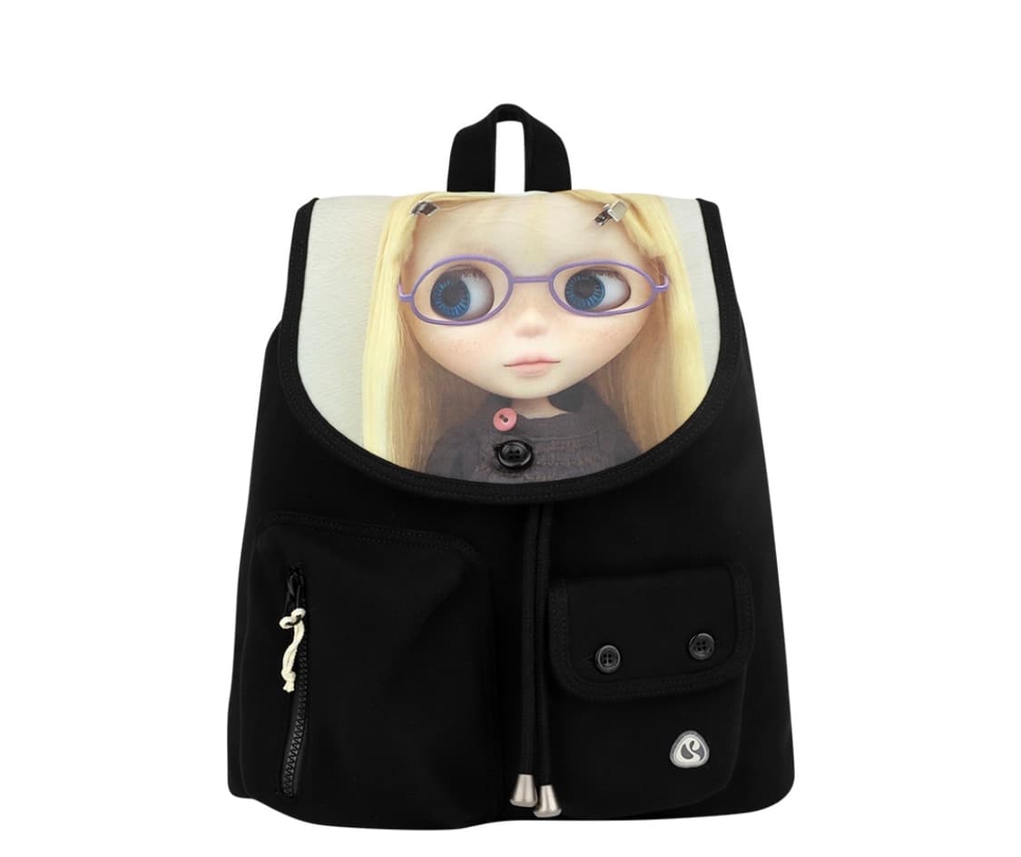 코이세이오 브라이스 돌 피그먼트 다이드 백팩 블랙 미개봉 판매 상품이미지1