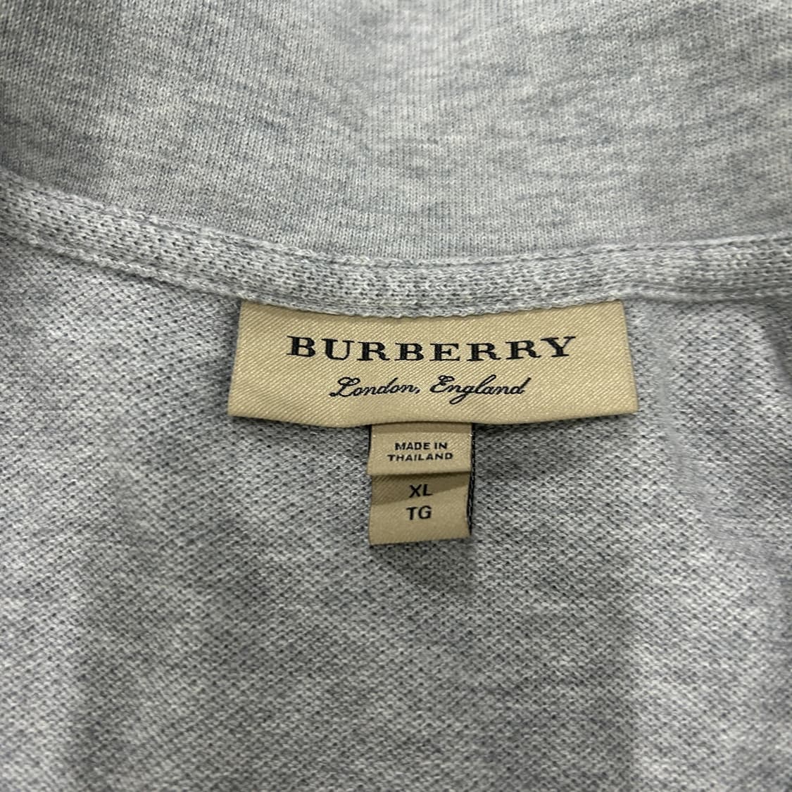 버버리 그레이 반팔 폴로티 m 상품이미지2