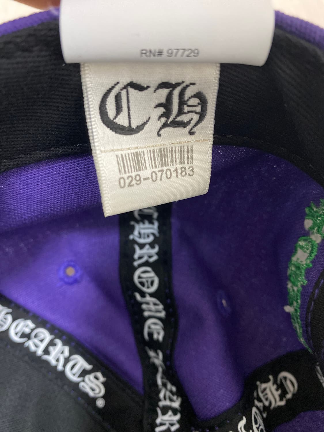 정품 새상품급 크롬하츠 모자 스냅백 상품이미지6