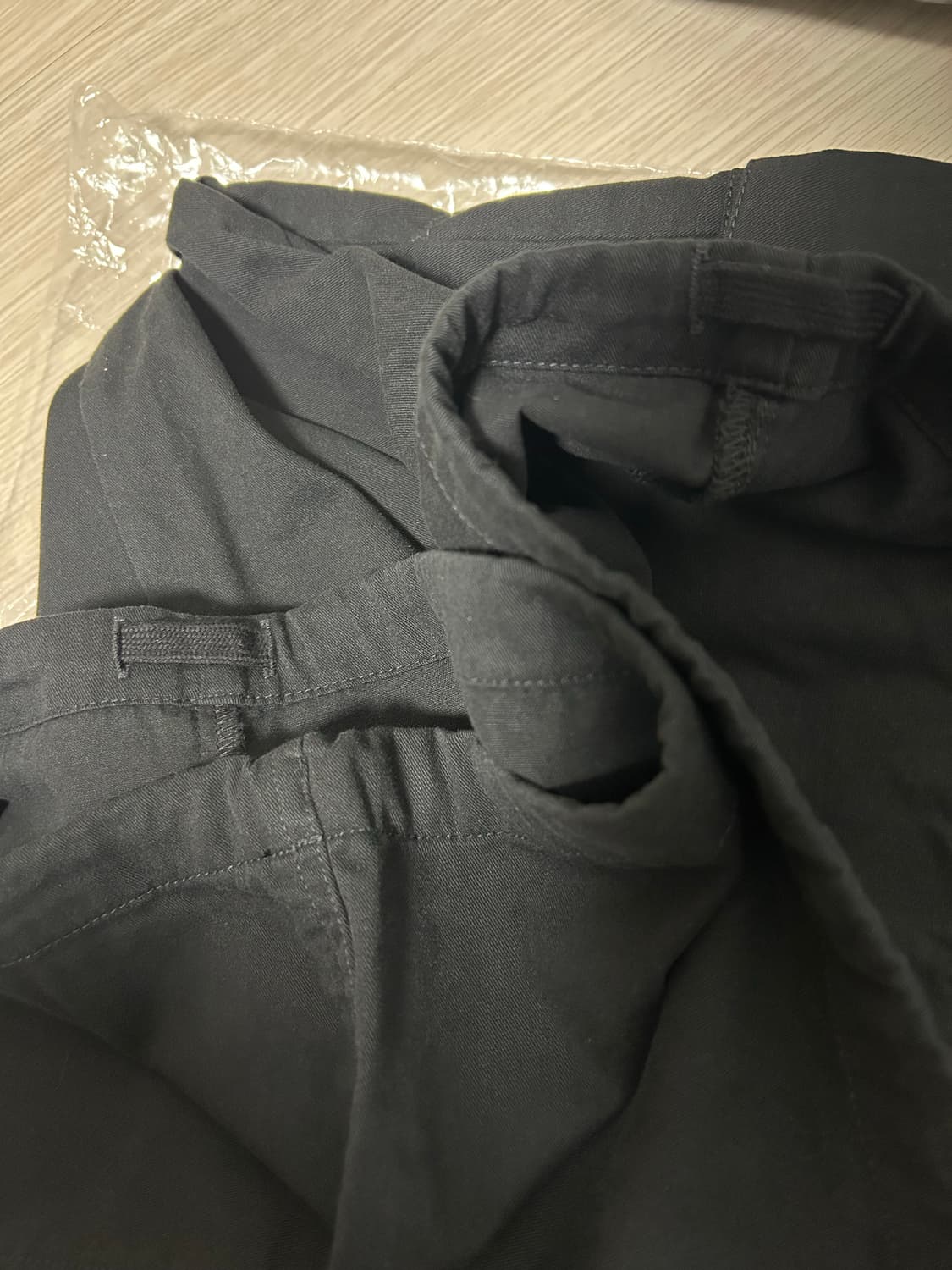 (2) 폴리테루 벨티드 카고 팬츠 1.2v 블랙 상품이미지4