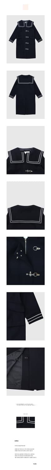 (구함)  프레클 세일러 울 롱코트 상품이미지3