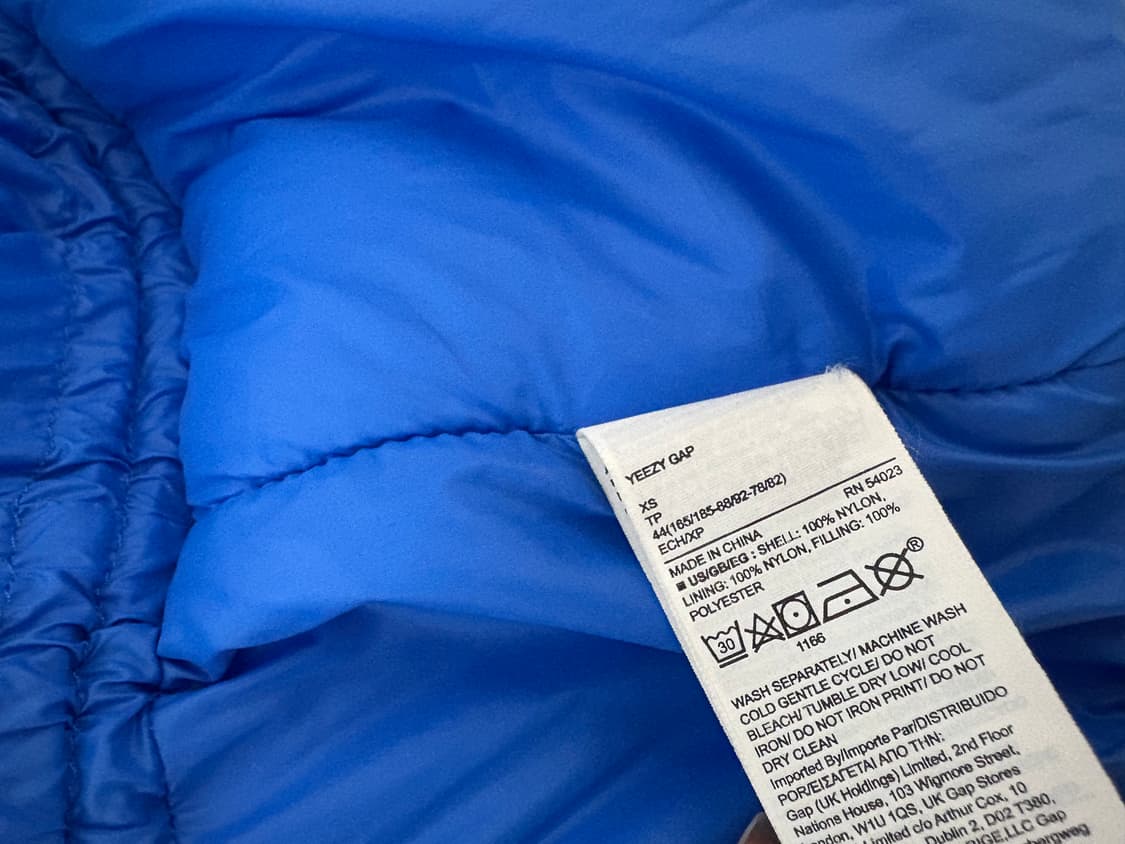 이지갭 패딩 xs 상품이미지2