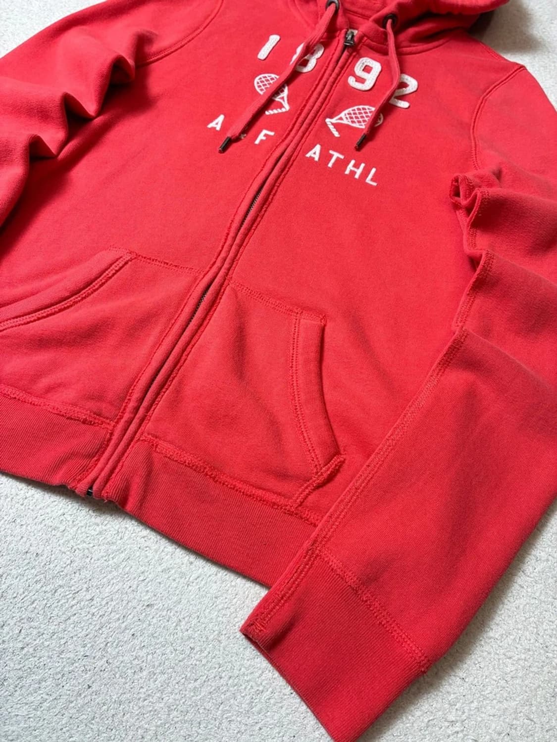 아베크롬비 00's Y2K 자수 로고 후드 집업 PN7927 상품이미지3