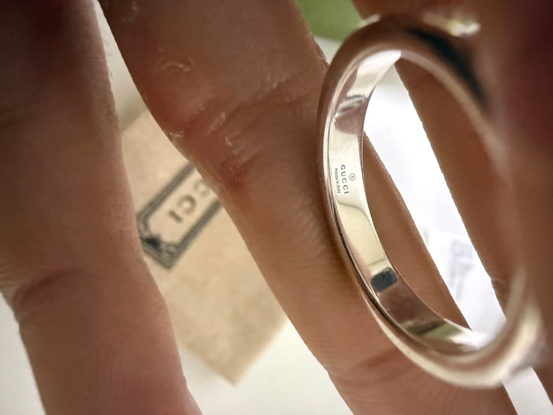 구찌 시그니처 GG 반지 풀구성 제품입니다 AS기한도 한참 남았습니다 쇼 상품이미지5