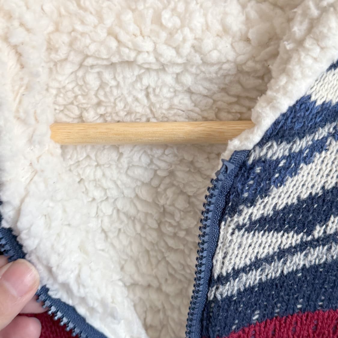 윈터 네이티브 보아 후드집업 상품이미지6