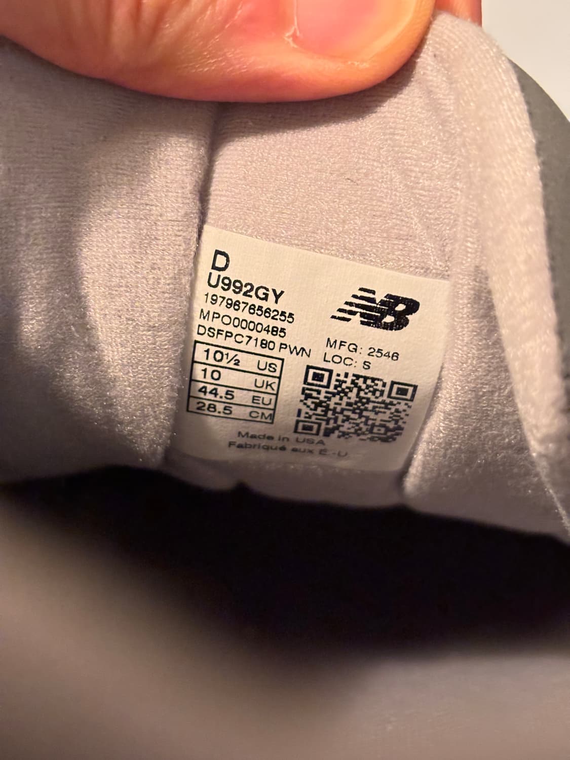 New Balance 992 285 상품이미지3