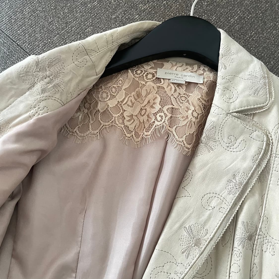 pierre cardin embroidered leather jacket 상품이미지8