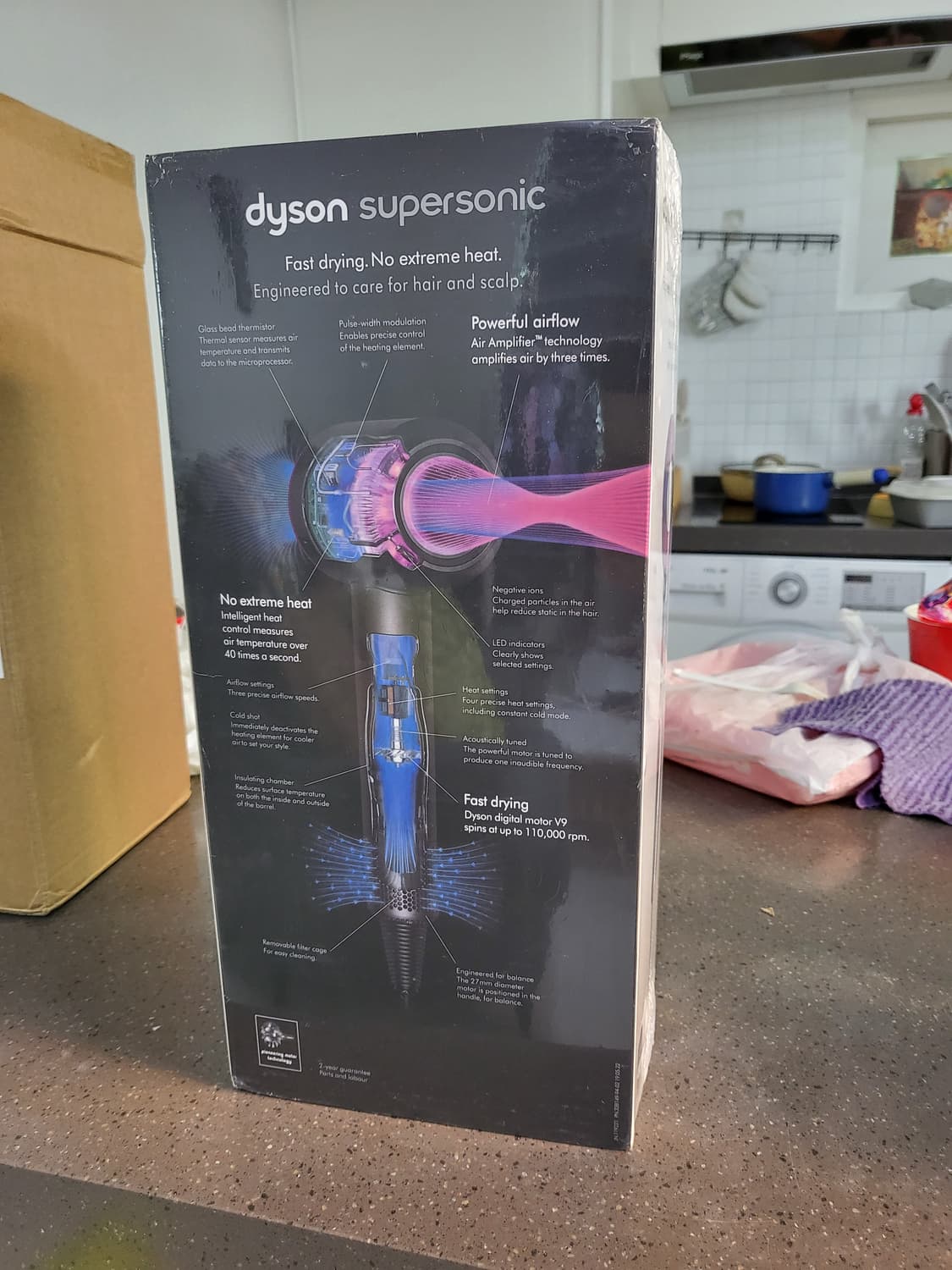 다이슨 슈퍼소닉 HD15 미개봉 풀박스새상품+정품거치대 상품이미지2