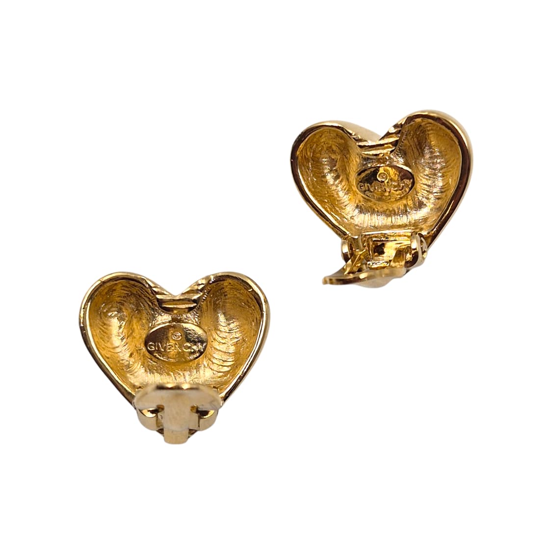 80s 프랑스 지방시 비쥬 하트 목걸이&이어클립 세트 상품이미지8