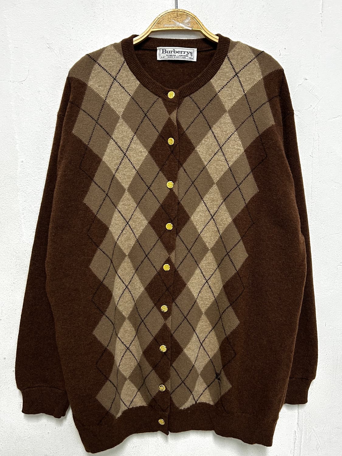 버버리 아가일 가디건 상품이미지2