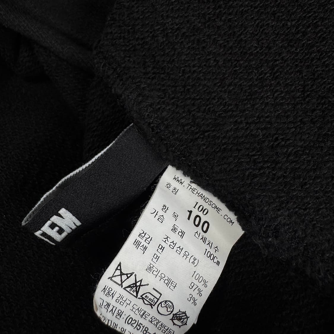 시스템옴므 지퍼 슬리브 맨투맨 상품이미지4