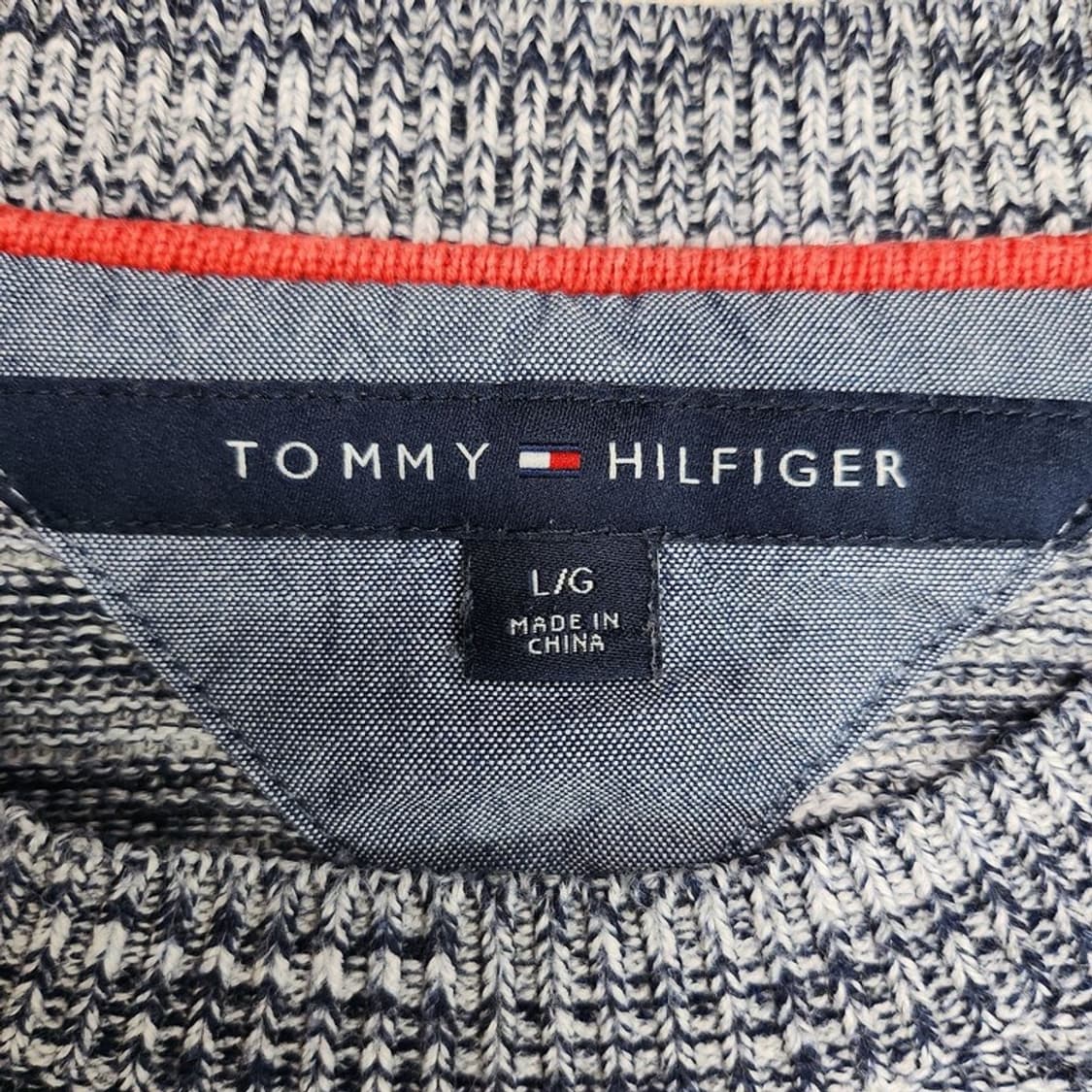 TOMMY HILFIGER 그레이 니트  L/G 상품이미지5