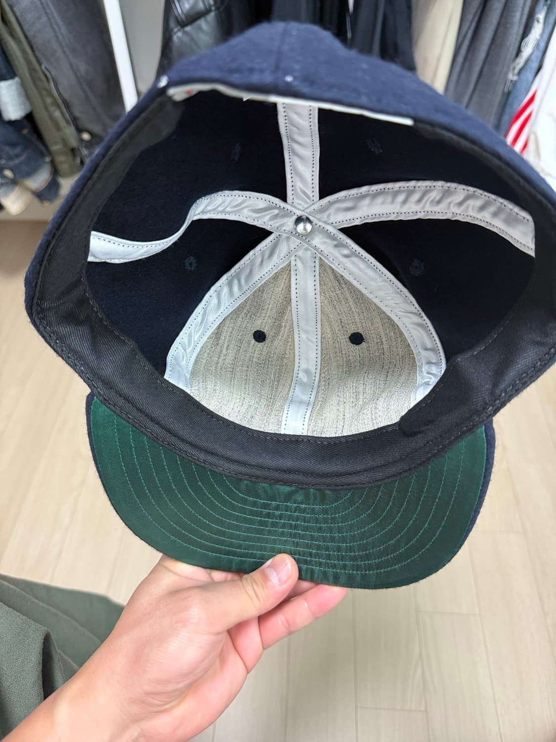 이벳필드 USA 네이비 울 모자 상품이미지3