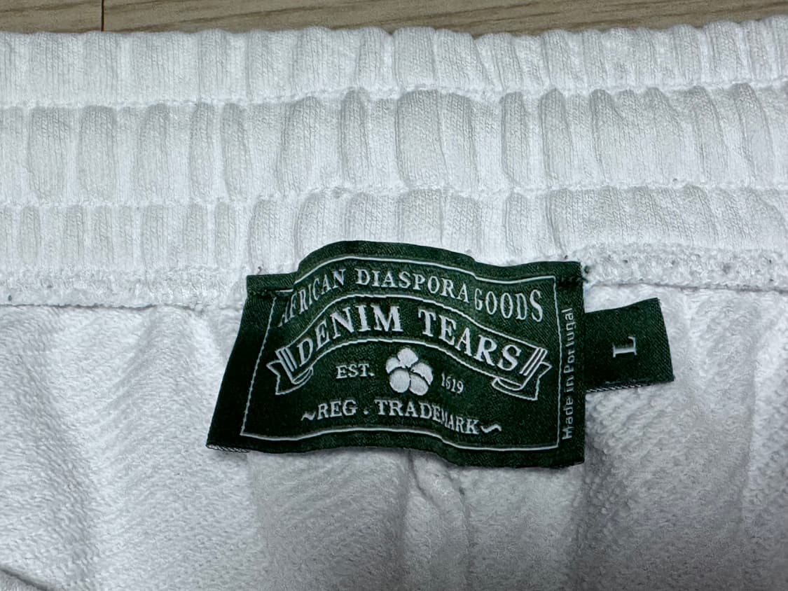 [L]데님티어스 화이트 조거 팬츠 상품이미지5